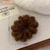 Corda de Telefone de Pelúcia e Faixa de Cabelo Outono e Inverno para Meninas, Corda de Rabo de Cavalo de Alta Elasticidade Que Não Danifica o Cabelo, Faixa de Cabeça Durável