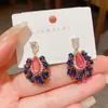 Pendientes Ovalados de Cristal con Cuentas Estilo Étnico Retro 2026 Nuevos Pendientes de Moda con Diseño Único y Accesorios Populares para Orejas en Línea