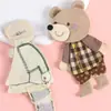 Broche de Oso de Peluche 3D Estilo Bosque Chica Fresca Dibujo Animado Accesorio Ropa Hogar Tela DIY