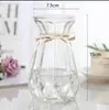 Jarrón de Cristal Creativo Europeo Transparente Colorido Hidropónico Planta Pothos Lirio Florero Decoración Sala de Estar