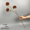Flor Artificial 3 Cabeças Bola Crisântemo Crisântemo Ping Pong Fábrica Atacado Casamento Salão de Casamento Layout Ao Vivo Adereços Ao Vivo Floricultura