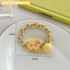 Nuevo Estilo de Ratón de Queso Cremoso Amarillo de Dibujos Animados Pinza Lateral Dulce y Fresca para Niña Todo Fósforo Flequillo Frontal Mechón Roto Pasador Accesorios para el Cabello