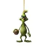 Decoração de Natal Ins de Fronteira Pingente Grinch Acrílico Transparente Árvore de Natal Decoração Plana Enfeite Pendurado