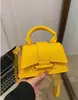 Bolso de Mano de Color Sólido con Temperamento Simple 2026 Principios de Otoño Nuevo Versátil Ins Bolso de Hombro Cruzado Bolso Cuadrado Pequeño Estilo Coreano para Mujer