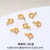 Pulseira Caseira DIY Acessórios Banhados a Prata Colar de Pérolas Artesanal com Contas Pulseira Corrente de Cauda de Coração Fecho de Lagosta Fivela de Fechamento