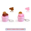 Juguete clicker para aliviar el estrés de pastel de helado impreso en 3D, lindo clicker de taza de postre para aliviar el estrés