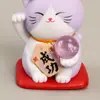7 Dibujos Animados Traen Riqueza y Tesoro Gato Gran Suerte Adornos para Coche Creativos Suerte para Coche Lindo Pequeño Regalo Decoración