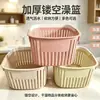 Cesta de Almacenamiento Portátil de Plástico, Cesta de Baño, Cesta para Artículos de Tocador, Cesta de Compras para Baño, Cesta de Almacenamiento de Gran Capacidad, Regalo con Impresión