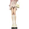 Calcetines altos transparentes de becerro Calcetines finos de verano Calcetines medios negros de mujer Estilo japonés Jk Blancos Transparentes Piel Calcetines de media caña Ins Trendy