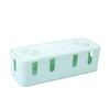 Caja de almacenamiento de tablero de cableado de línea grande, caja de recolección japonesa, caja de almacenamiento de enchufes de alimentación, caja de almacenamiento de plástico con acabado de cables