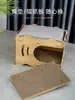 Caja de parto para gatos, cuerpo de cartón, doble capa, apilable, papel corrugado, resistente al desgaste, no se astilla, multifuncional, rascador de garra, tabla rascadora de garra de gato de madera maciza