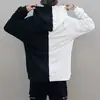 Comercio Exterior Transfronterizo Sudadera Casual con Bloques de Color y Sonrisa para Hombre Ropa de Primavera y Otoño Chaqueta con Capucha Deportiva de Manga Larga para Hombre Moda Masculina