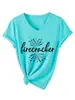 Petardo Amazon Ebay Sitio Independiente Moda Versátil Casual Camiseta de Manga Corta con Cuello en V para Mujer Camiseta Básica