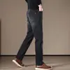Ropa Popular para Hombre / Jeans de Otoño-Invierno para Hombre, Corte Recto, Versátiles de Negocios Ligeros, Pantalones Casuales Elásticos para Hombre