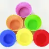 Venta Caliente Transfronteriza Taza de Silicona para Muffins Taza para Pastel Molde de Silicona para Pastel Taza de Silicona para Pastel de 7g Molde para Hornear