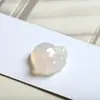 Colgante de Patita de Gato de Calcedonia Blanca Tipo Hielo al por Mayor, Ágata Transparente de Brasil, Patita de Oso Linda, Encanto de Accesorio DIY