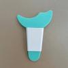 Defletor de cílios de silicone multifuncional, delineador, sombra, rímel, ferramenta auxiliar de maquiagem para os olhos, silicone macio crescente