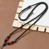 Cadena de Suéter Gruesa, Cordón Trenzado Hecho a Mano de Ágata, Cordón de Piedra Jade, Cordón para Colgante de Jade, Cordón para Colgante de Abeja de Cera de Jade
