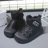 Botas de Nieve para Niñas 2025 Nuevo Invierno Engrosadas Forradas de Felpa Zapatos Grandes de Algodón Cálidos para Niñas Bebé Protectoras Impermeables Botas de Algodón
