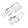 Manga de Pene Masculino Transparente Corta con Corona Click-On Juguete Divertido Dropshipping