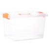 Caja de Almacenamiento Plástico Caja para Armario con Tapa Caja de Almacenamiento Pequeña Extra Grande Snack Ropa Juguete Caja de Almacenamiento Transparente
