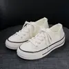 2026 Nueva Versión Coreana Color Sólido Casual Color Caramelo Zapatos de Lona de Caña Baja para Mujer Zapatillas Planas Ligeras Zapatillas de Running de Moda