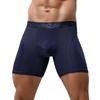 Ropa interior para hombre versión extendida anti-desgaste pierna doble entrepierna bóxers malla transpirable bóxers para hombres jóvenes