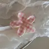 Grampo de Cabelo Floral para Férias de Primavera e Verão para Mulheres, Acessório de Cabelo de Alta Qualidade e Elegante para Penteado Coque na Parte de Trás da Cabeça, Presilha Jacaré