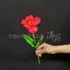 Flor Artificial Tulipán Marrón Pu Sonriente Brownie Adornos de Flores Artificiales Accesorios Florales para Bodas Venta al por Mayor