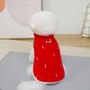 Roupa de Cachorro de Duas Pernas Outono e Inverno Espessada Quente e à Prova de Frio Gato Bichon Teddy Bordado de 25 Pontos Casaco de Algodão de Duas Pernas para Animal de Estimação