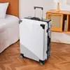 Mala de Viagem 20 polegadas para Homens, Mala Trolley para Mulheres, Modelo Novo, 24 polegadas, Fechadura com Senha, Rodas Giratórias para Viagem, Mala de Couro, Durável