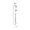Vajilla occidental de acero inoxidable 304 de alta calidad, cuchillo, tenedor y cuchara para carne, vajilla de hotel de 5 estrellas, cinco piezas para banquetes de restaurante.