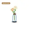 Vaso de Flores Criativo Colorido Plano Impresso Decoração de Parede de Fundo para Sala de Estar de Casa Ornamento de Mesa Arranjo de Flores Flores Metálicas