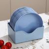 Plato Redondo Plato para Escupir Huesos Doméstico Plástico Mesa de Comedor Plato para Huesos Plato para Escupir Huesos Snacks Plato Pequeño Plato para Basura Almacenamiento Base