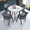 Uma breve discussão sobre combinação de mesa e cadeira cafeteria mesa redonda escritório lazer pequeno apartamento mesa de jantar casa nórdica
