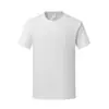 Nueva Camiseta Transfronteriza de Algodón Puro Manga Corta para Hombre y Mujer 100% Algodón Camiseta Versátil 180g Alta Calidad Running Volumen