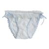Ropa interior de encaje sexy tipo malla Milk Salt~ para mujer, Calzones finos de algodón puro de tiro bajo para verano, Calzones de algodón puro para mujer