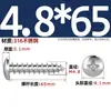 Tornillos Autorroscantes de Acero Inoxidable 316, Cabeza Redonda Ranurada, Tornillos para Madera de Cabeza Plana Extendida Yb845M2M3M4M5M6