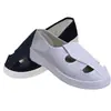Zapatos Antiestáticos para Mujer PU Suela Gruesa Suave Mediana Toalla Ligeros de Cuatro Agujeros Libres de Polvo Limpios Protección Laboral Zapatos de Trabajo para Fábrica de Electrónicos para Hombres