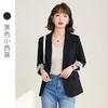 Saco pequeño de una pieza para mujer Primavera y Otoño corte slim profesional manga larga traje slim top formal a la moda temperamento ol