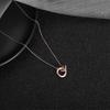 Mobius Ring Love Pendant Necklace Feminino ins Niche Design Clavícula Corrente Alta qualidade Luz Luxo Simples Colar Corrente