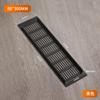 Cubierta Rectangular de Aleación de Aluminio Transpirable Armario Ropero Zapatero Malla Transpirable Gabinete de Gas Ventilación Disipación de Calor Cubierta con Orificios Transpirables