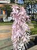 Nueva flor artificial de boda rosa, rosa carne, rosa claro, peonía, hortensia, rosa, decoración de camino de boda, lote de flores falsas