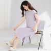 Camisón para Mujer, Algodón Puro, Verano sin Mangas, Delgado, Fresco, Pijama de Algodón Elástico, Falda Chaleco, Suelto, Talla Grande, Se Puede Usar Afuera