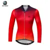 Ropa de Ciclismo de Otoño Xingheng para Mujer Nueva Ropa de Ciclismo Transpirable y Pantalones Ropa de Ciclismo Estampada Tops Largos