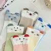 Calcetines de Dibujos Animados para Otoño e Invierno Versátiles para Bebés Gorditos Calcetines hasta la Rodilla y Media Pantorrilla Calcetines de Longitud Media para Recién Nacidos Niños y Niñas