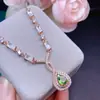 Explosiones collar natural chafrae damas partículas grandes gema piedra principal 6x 8mm ventas directas de fábrica en Europa y Estados Unidos