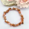 Pulseira Elástica de Pedras Naturais Ágata Cristal Irregular Transfronteiriça Joia de Mão Europeia e Americana Pulseira de Pedras Coloridas Atacado