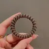 Cuerda para Teléfono Color Gelatina, Goma para el Cabello, Alta Elasticidad, Duradera, Goma Simple para el Cabello, Cuerda de Moda para Cola de Caballo Alta de Mujer, Accesorios para la Cabeza de Goma