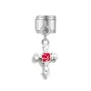Pulsera con Colgante de Collar para Módulo Cruzado, Colgante de Pulsera Estilo Italiano con Lazo y Estrella, Adornos, Accesorios